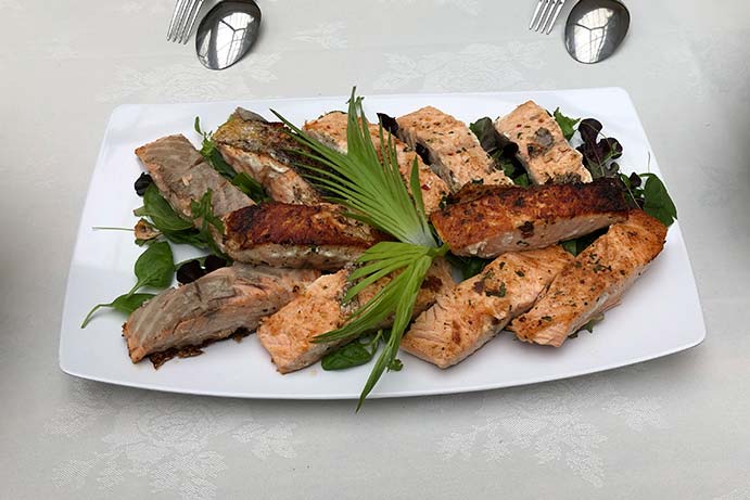 BBQ salmon