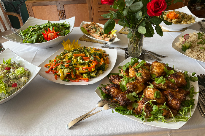 buffet spread